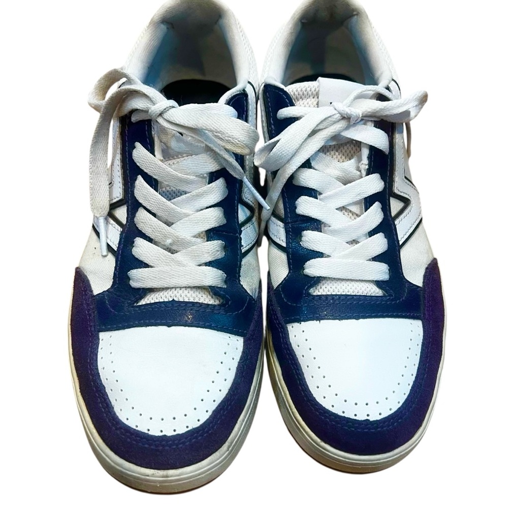 Vans Men's Navy and White Suede Sneakers 9.5 EUC - Picture 6 of 11